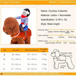 Halloween Dog Costume Pet Accessories Funny Dress Up for Small Medium Dogs - New Pirate-S