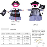 Halloween Dog Costume Pet Accessories Funny Dress Up for Small Medium Dogs - Deadly Doll-L
