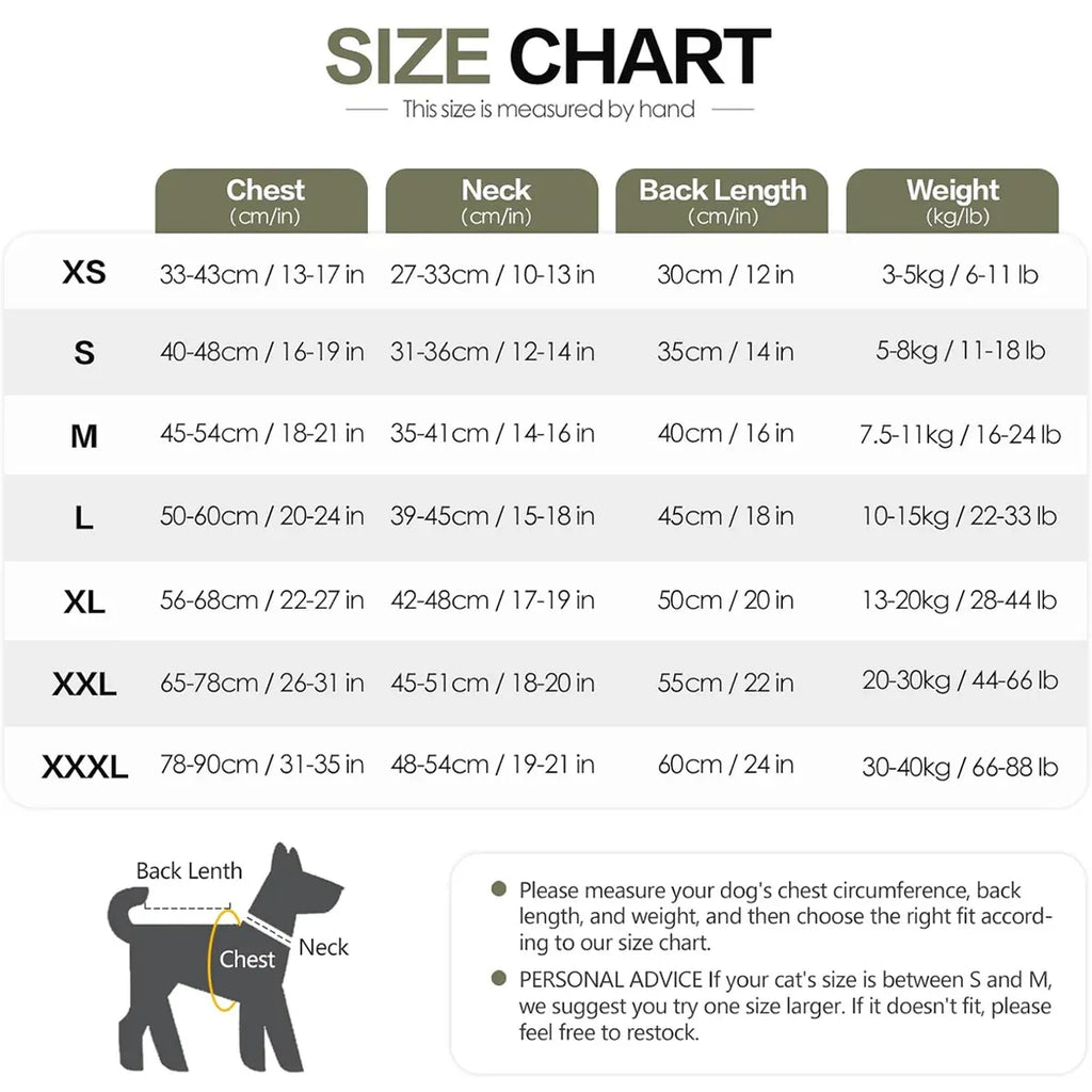Calming Dog Vest for Stress Relief Travel Thunder Wrap Jacket for Medium Large Dogs - L