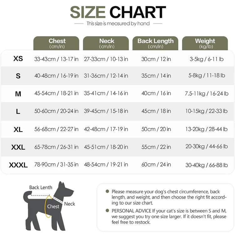 Calming Dog Vest for Stress Relief Travel Thunder Wrap Jacket for Medium Large Dogs - S