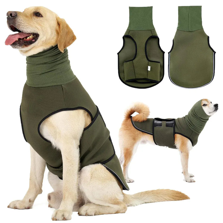 Calming Dog Vest for Stress Relief Travel Thunder Wrap Jacket for Medium Large Dogs - S