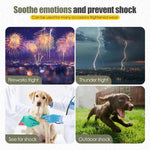 Calming Dog Vest for Stress Relief Travel Thunder Wrap Jacket for Medium Large Dogs - S