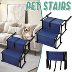 2 Steps Dog Ramp Pet Ladder Foldable Car Travel Height Stair for Pets Access