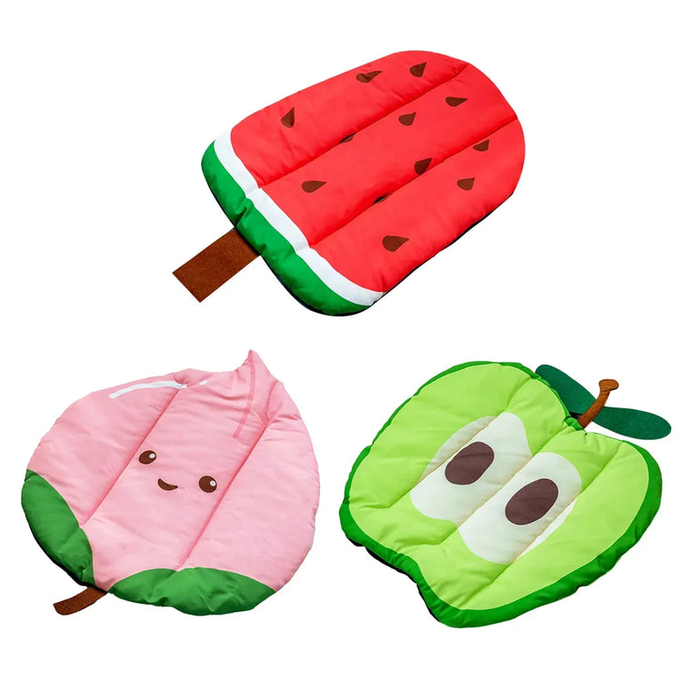 Pet Sleeping Mat Waterproof Moisture Proof Stain Resistant Non Slip Washable - Watermelon