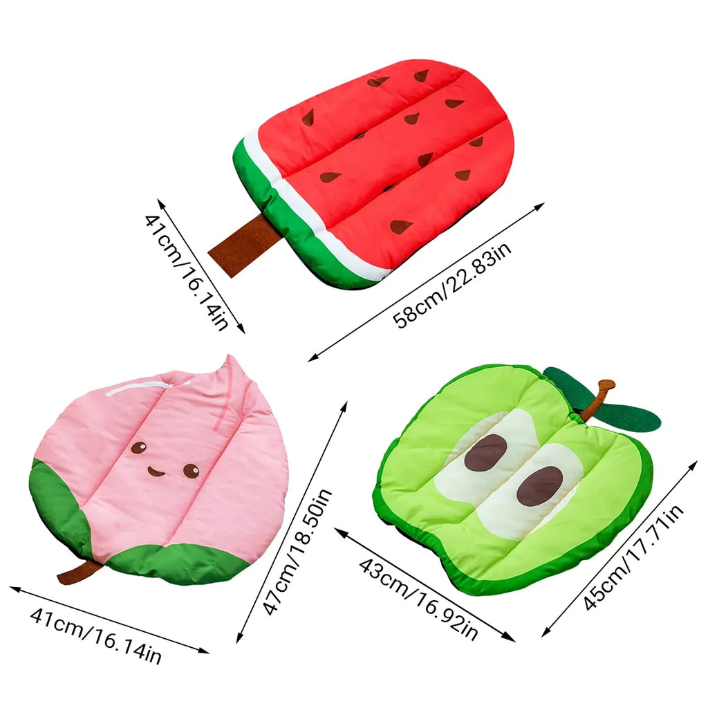 Pet Sleeping Mat Waterproof Moisture Proof Stain Resistant Non Slip Washable - Watermelon