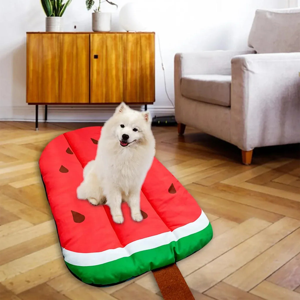 Pet Sleeping Mat Waterproof Moisture Proof Stain Resistant Non Slip Washable - Watermelon