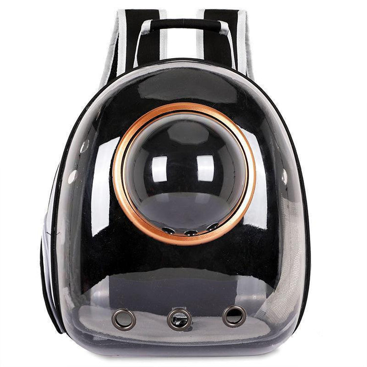 Travel Space Capsule Dog Cat Bag Breathable Outdoor Pet Backpack Carrier - Red