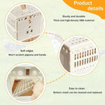 Pigeon Cage Foldable Plastic Homing Pigeon Crate Carrier Training Transport Box