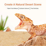 Reptile Sand Climbing Mat Pet Feeding Box Terrarium Landscaping Accessories - Yellow