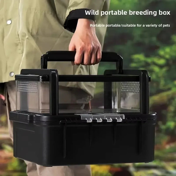 Outdoor Reptile Tank Ventilated Terrarium for Lizards Snakes Turtles Pet Habitat