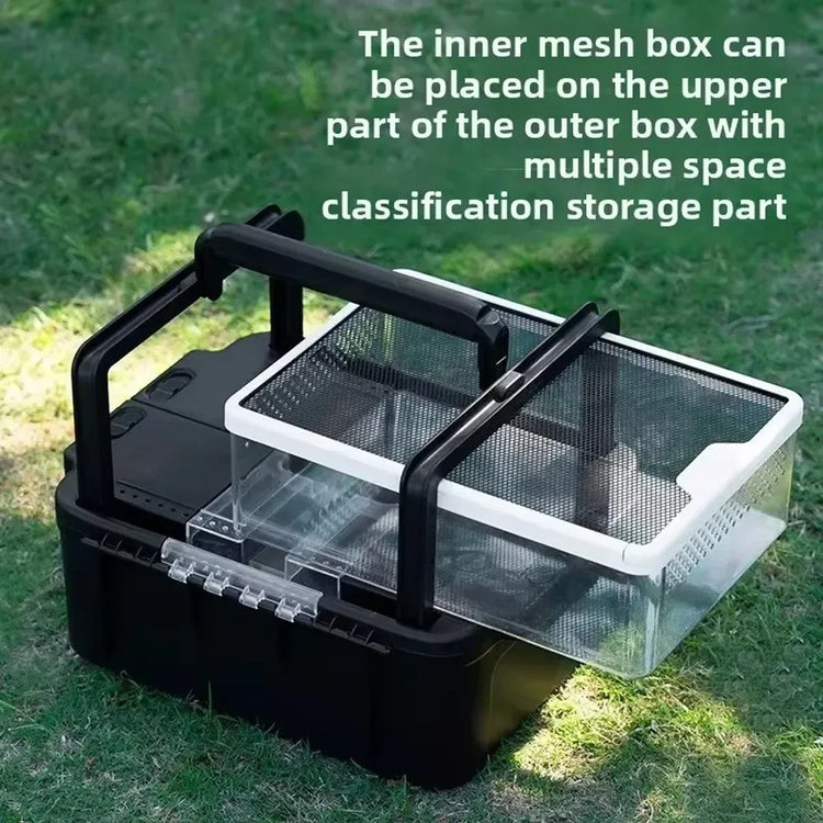 Outdoor Reptile Tank Ventilated Terrarium for Lizards Snakes Turtles Pet Habitat