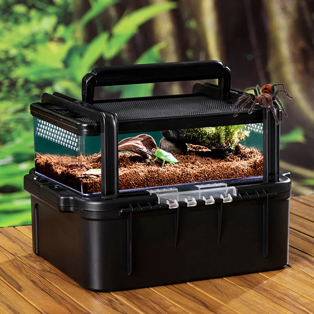 Outdoor Reptile Tank Ventilated Terrarium for Lizards Snakes Turtles Pet Habitat