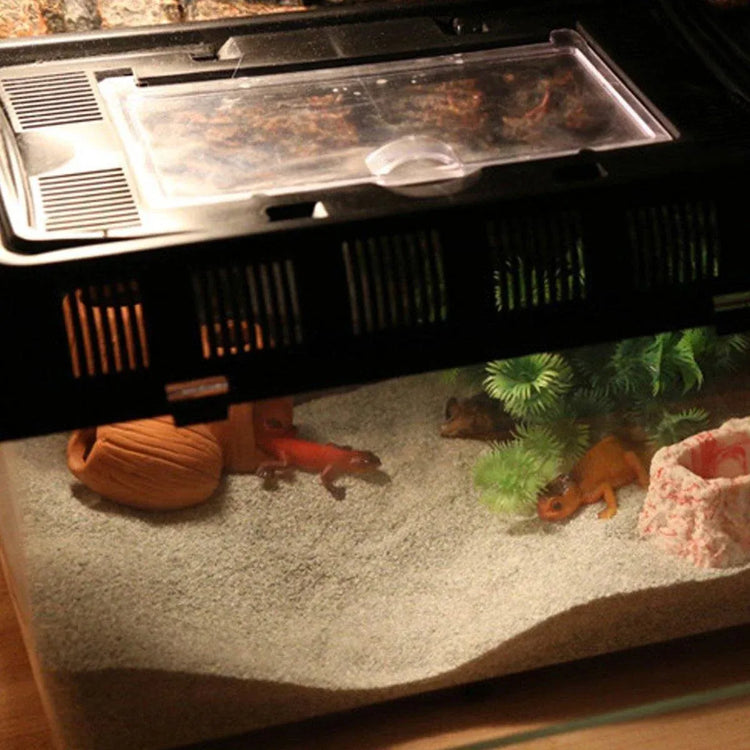 Pet Sand for Tortoises Snakes Lizards Spiders Multi-colour Reptile Habitat Decor - Red