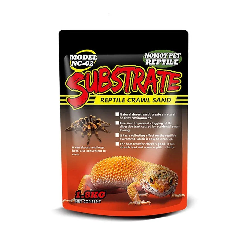 Pet Sand for Tortoises Snakes Lizards Spiders Multi-colour Reptile Habitat Decor - White