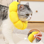 Sunflower Elizabeth Collar for Cats and Dogs Anti Licking Sterilization Headgear - M