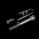 Aquarium Glass Inlet Outlet Pipe Fish Tank Filter Oil Film Remover Plant Holder - Oil removal inlet-12mm