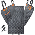 Heavy Duty Dog Car Seat Cover with Side Flaps, Waterproof Pet Back Seat Cover,  Non-Slip  Scratchproof Dog Hammock for Cars, Trucks and SUVs