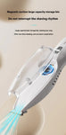 Green Rechargeable Pet Grooming Clipper with Built-in Vacuum - Low Noise Hair Trimmer for Dogs & Cats