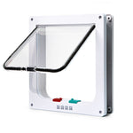 Secure 4-Way Locking Pet Door for Cats & Small Dogs - Easy Access Flap for Doors, Walls & Glass(Size XL)
