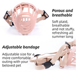 Anti-Biting & Anti-Foraging Dog Muzzle - Breathable & Soft TPE Safety Mask with Secure Straps (#2 Fits 5kg )