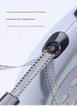 Blue Automatic Retractable Dog Leash - 3M Extendable Lead with One-Handed Brake Lock - ABS Casing, Ergonomic Grip, Tangle-Free Nylon Tape, Outdoor Walking Essential