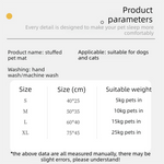 Green S size Luxury Plush Pet Sleeping Mat, Thickened Warm Pet Bed Cushion for Dogs and Cats, Soft Fabric Pet Sofa Pad with Non-Slip Waterproof Base
